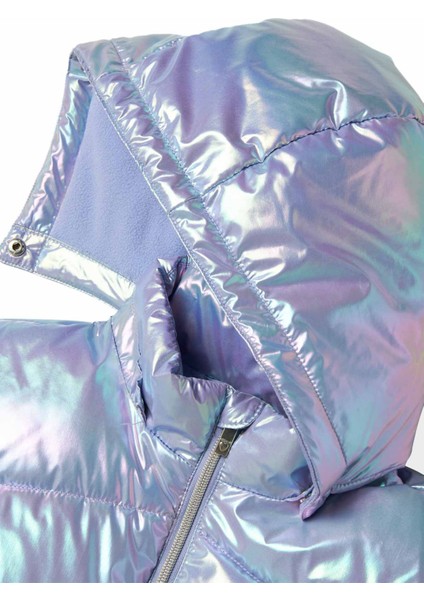 Nkfmolına Puffer Jacket S Mor Kız Çocuk Mont modelleri