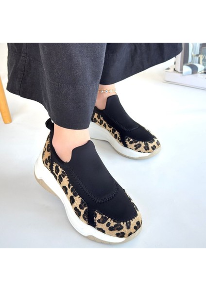 Kendy Leopar Süet Spor Ayakkabı modelleri