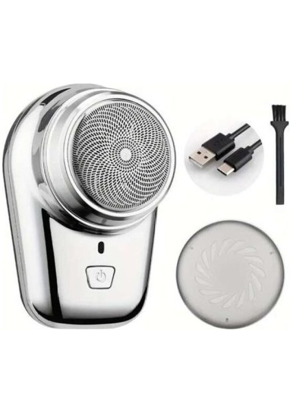 Mını Shaver P-10 K-10 Mini Taşınabilir Sıfır Sakal Traş Makinesi USB Şarjlı (5224)