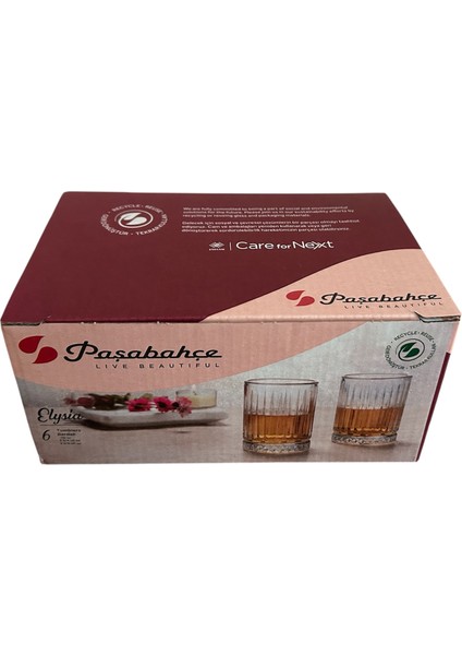 Elysia Kahve Yanı Bardağı 6lı 110 C