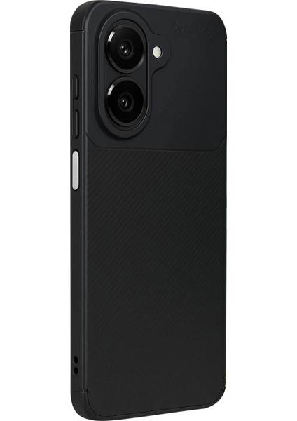 Samsung Galaxy A07 Auto Focus Karbon Kapak - Siyah