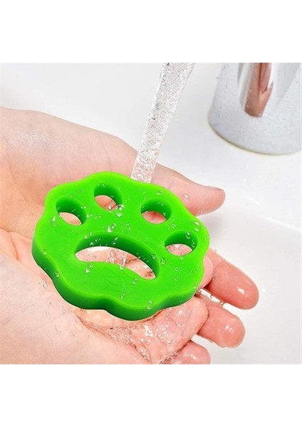 2 Adet Evcil Hayvanlar ve Çamaşır Makinesi Için Pati Şekilli Renkli Tüy Temizleme Aparatı (5224) fırsatları