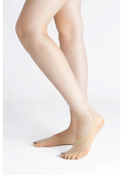 Düşük Kesim Dikişsiz Kaçmaya Dayanıklı Ten Transparan Babet Çorabı 36-41 [ 3 Çift ] modelleri