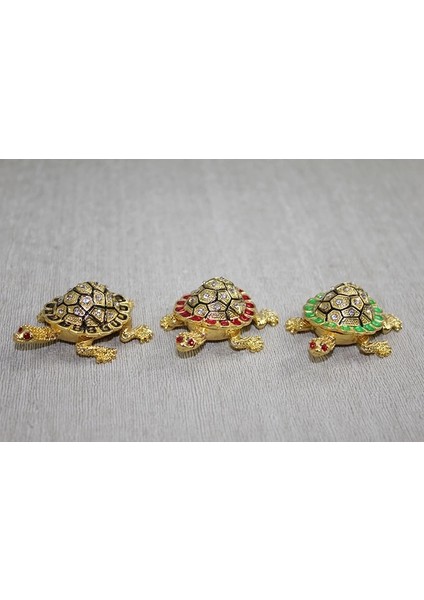 Swaroski Minik Kaplumbağa Figürü ALK3867