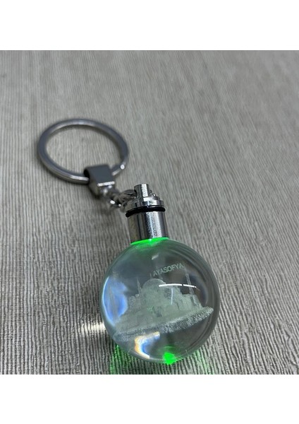 Ledli Ayasofya Tasarımı Kristal Anahtarlık ALK3803