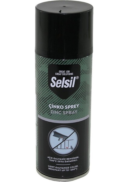 Selsil TAB-442 Çinko=açık Galvaniz Renk Sprey Boya 400ML (5224)