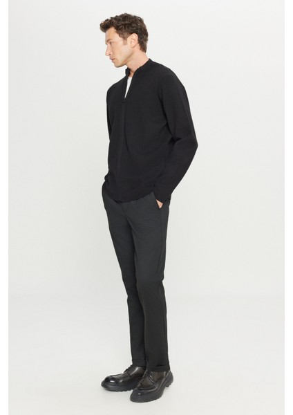 Pamuklu Standart Fit Normal Kesim Dik Yaka Triko Hırka fiyatları