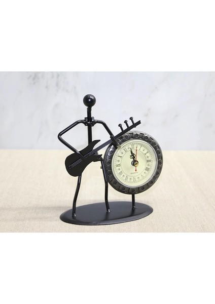 Metal Saatli Gitar Çalan Müzisyen ALK4334