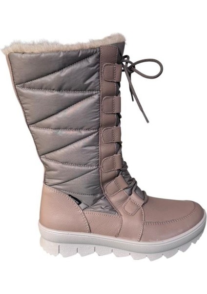 Novara Gore-Tex Kadın Bağcıklı Fermuarlı Uzun Kar Botu 2-009901