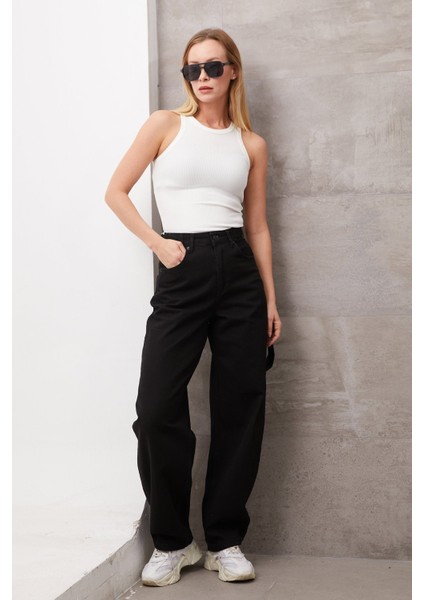 Kadın Bol Paça Kot Pantolon fiyatları