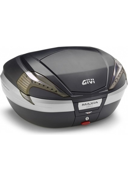 V56NNT Maxia Motosiklet Arka Çanta Gri Reflektörlü