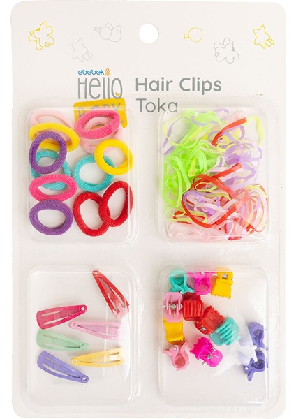 4lü Set Kız Toka Kız Bebek
