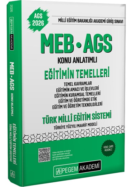 2026 Meb Ags Öabt Tarih Öğretmenliği Konu Anlatımı(Video Ders HEDIYELI)(824 Sayfa)Ags Konu Soru Seti