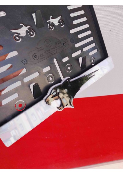 Pumaa Uyumlu Motorsiklet Plakalık