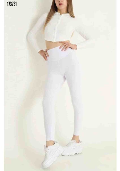 Kadın Yüksek Bel Korse Detay Toparlayıcı Tayt, Kırmızı Gül Figürlü Kolye Hediye fiyatları