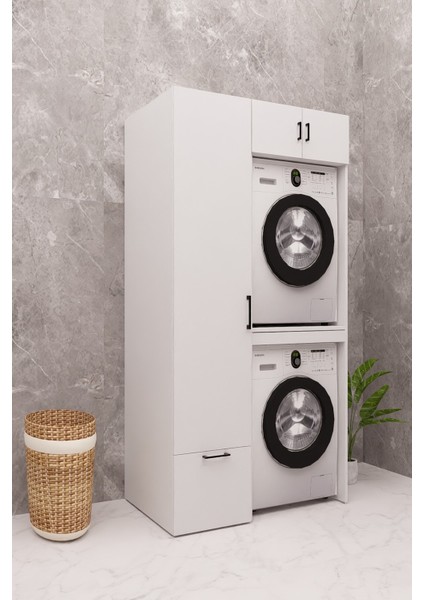 Mdf Çamaşır Makinesi ve Kurutma Makinesi Dolabı Ütü Masalı fırsatları