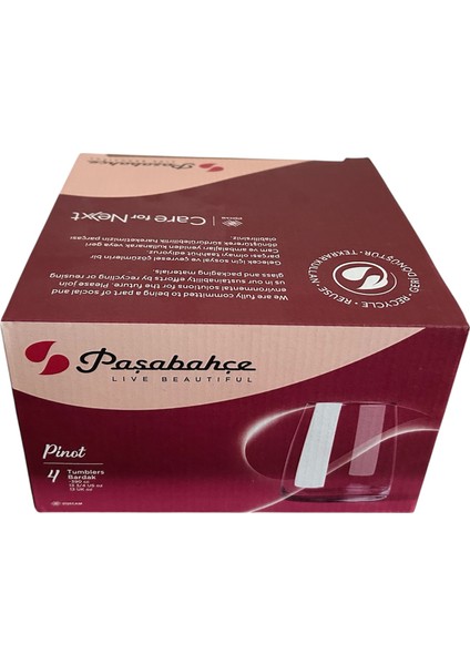 Pinot Su Bardağı 4lü 390 cc