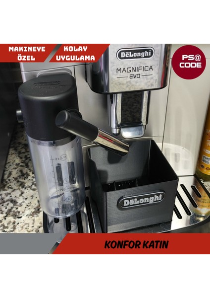 Delonghi Manifica Evo Kahve Makinesine Özel Tasarım Aksesuarlar fırsatları