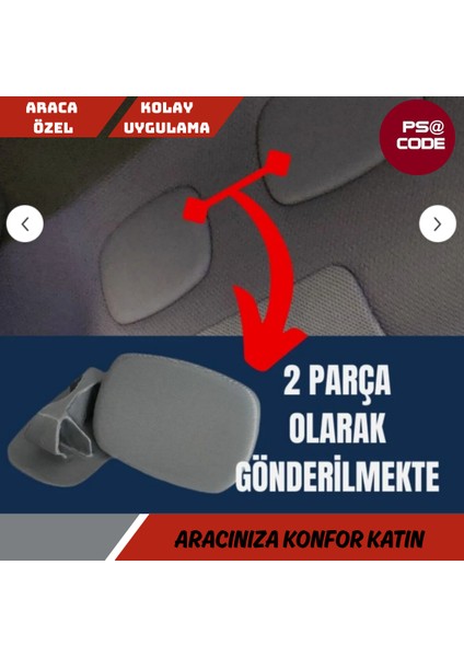 Rifter-Berlingo-Proace-Doblo-Opel Cam Tavanlı Ara Bölme Demiri Kapakları 2 Adet Küçük Kapak