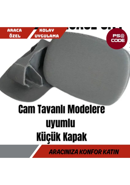 Rifter-Berlingo-Proace-Doblo-Opel Cam Tavanlı Ara Bölme Demiri Kapakları 2 Adet Küçük Kapak fiyatları