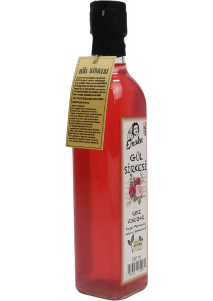 Doğal Fermante Gül Sirkesi 500ML Cam Şişe fiyatları