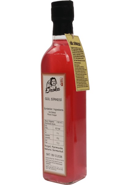 Doğal Fermante Gül Sirkesi 500ML Cam Şişe modelleri