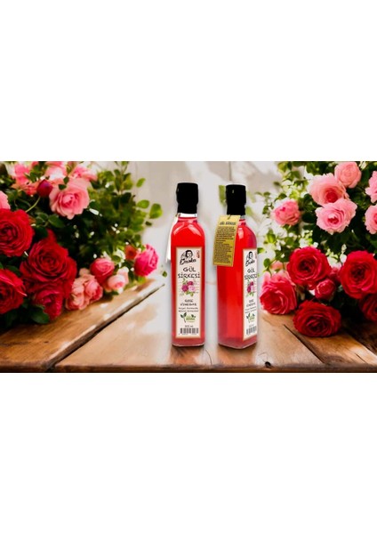 Doğal Fermante Gül Sirkesi 500ML Cam Şişe fırsatları