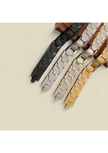 Manyetik Mıknatıslı Çelik Erkek Bilekliği modelleri