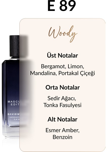 E89 Minni Two 100 ml Erkek Parfüm | Woody fiyatları