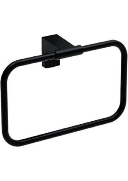 Bucca Yuvarlak Havluluk Siyah