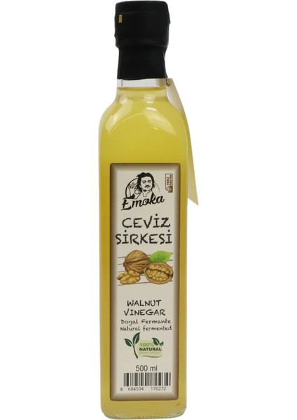 Doğal Ceviz Sirkesi 500ML Cam Şişe