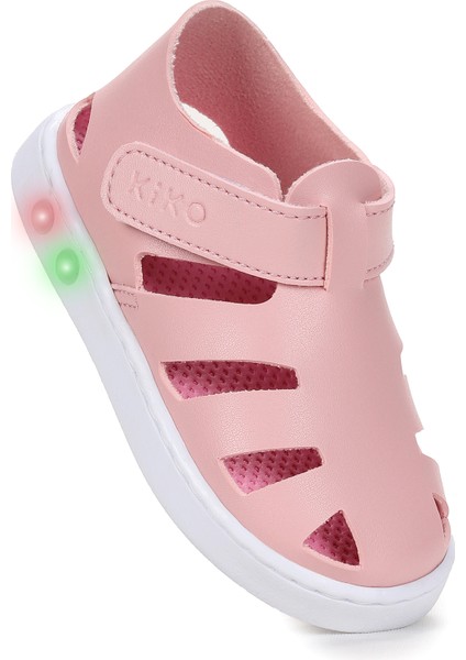 Limba Işıklı Cırtlı Kız Bebek Sandalet