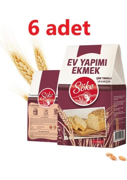 Çok Tahıllı Un Karışımı 500 gr x 6 Adet