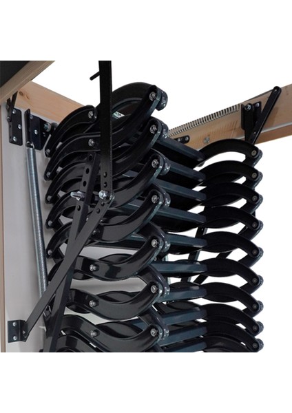 Akordeon Metal Çatı Merdiveni 70X100 Cm