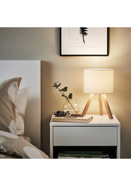 Masa Lambası, Dişbudak-Beyaz, 18X30 cm fiyatları