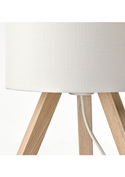 Masa Lambası, Dişbudak-Beyaz, 18X30 cm fırsatları