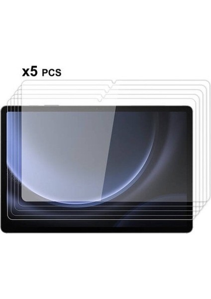 Samsung Galaxy Tab S10 Fe 5 Adet Tablet Temperli Cam Ekran Koruyucu