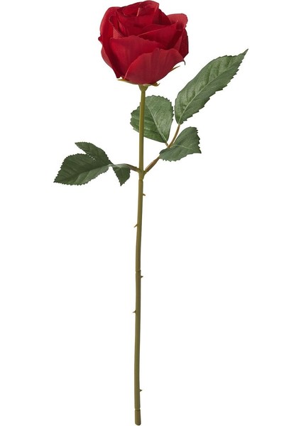 Yapay Çiçek, Kırmızı, 40 Cm, Yıldız Çiçeği, Iç/dış Mekan