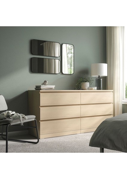 Duvar Aynası, Siyah, 28X60 cm modelleri