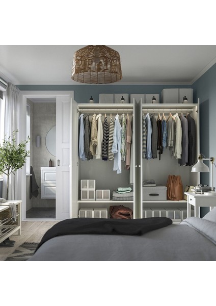 Pax Gardırop, Beyaz, 200X60X201 cm modelleri