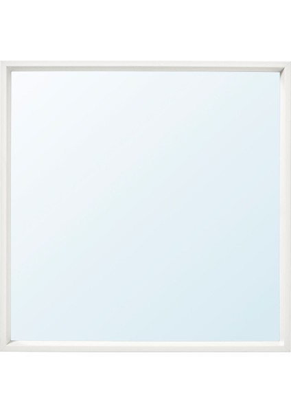 Duvar Aynası, Beyaz, 65X65 cm