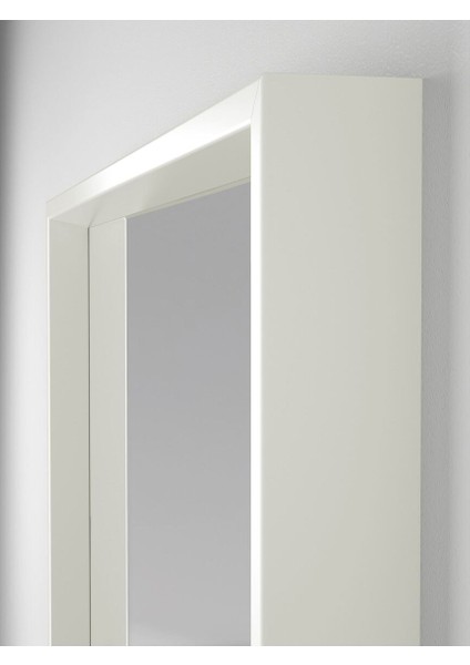 Duvar Aynası, Beyaz, 65X65 cm fırsatları