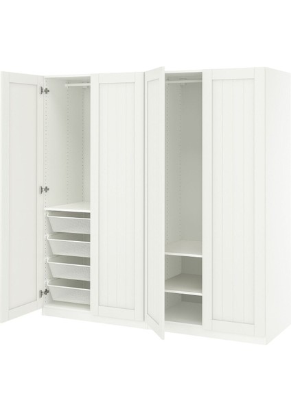 Pax Gardırop, Beyaz, 200X60X201 cm