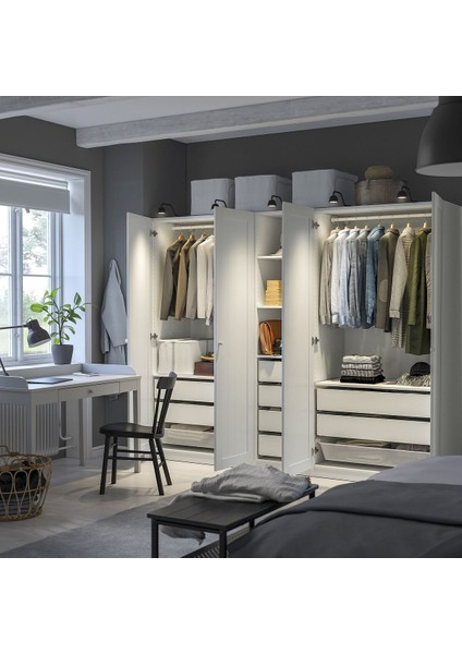 Pax Gardırop, Beyaz, 250X60X201 cm modelleri
