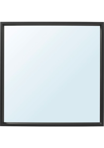Duvar Aynası, Siyah, 65X65 cm