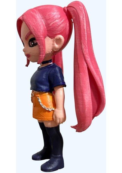 Kpop Hunterix Demon Hunters Tarzı Mira | 3D Baskı Figür – El Boyama & Cilalı Koleksiyon Parçası fiyatları