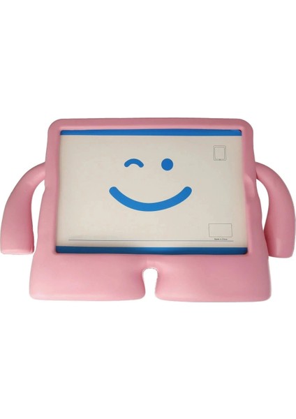 Samsung Galaxy T510 Tab A 10.1 Kılıf Karakter Tablet Silikon - Açık Pembe