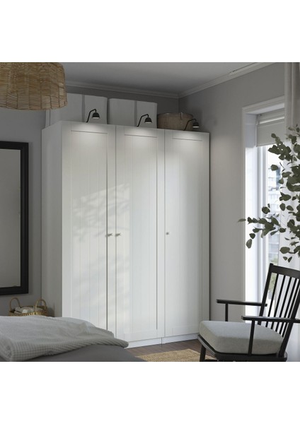 Pax Gardırop, Beyaz, 150X60X201 cm fiyatları