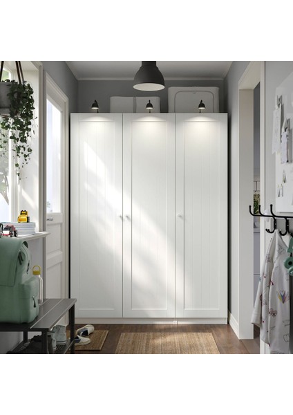 Pax Gardırop, Beyaz, 150X60X201 cm fırsatları