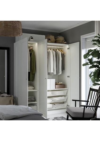 Pax Gardırop, Beyaz, 150X60X201 cm modelleri